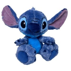 Disney Parks Stitch Plush Stuffed Animal Experiment 626 Blue 10" Kawaii Alien
